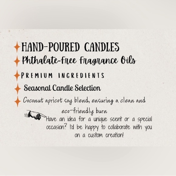 Hand-Poured Pink Wishes & Pixie Dust Coconut Apricot Soy Wax Candle - Picture 5 of 6